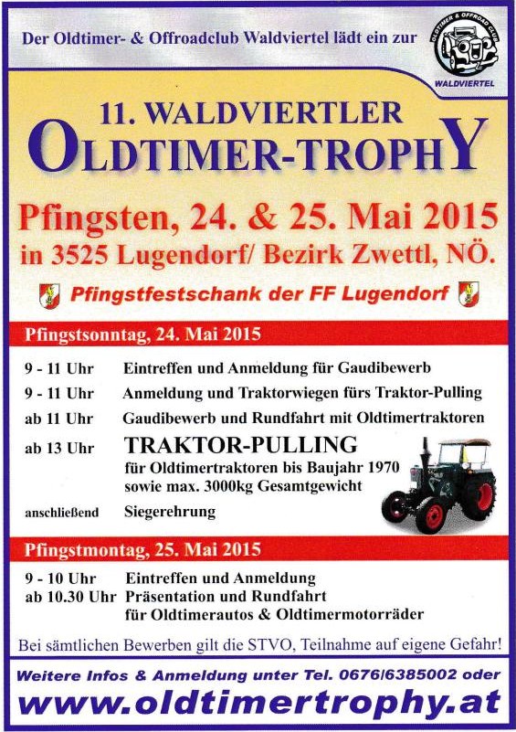 Lugendorf Auto Motorrad Oldtimertreffen 25. Mai 2015
