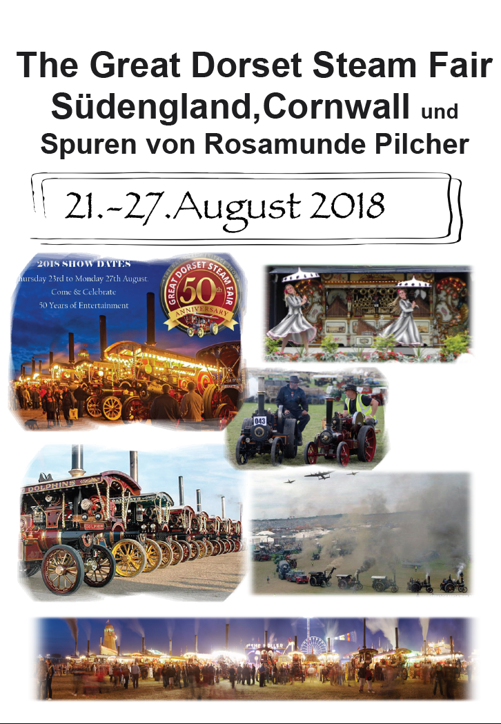 Dorset Südengland Cornwall 21 bis 27 August  Teil 1