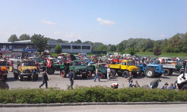 12. Ybbs Unimog50ccmTraktoren und Nutzfahrzeug Treffen mit Teilemarkt 16. Mai 15